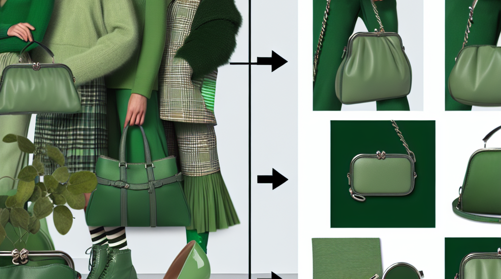 Cómo llevar todos los tonos de bolsos verdes en Primavera-Verano 2025