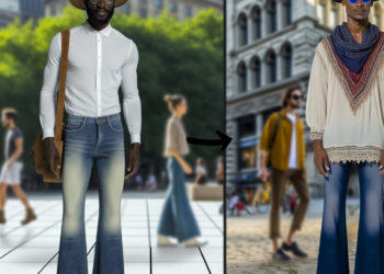 Cómo llevar jeans acampanados en Primavera-Verano 2025 en looks cómodos y elegantes