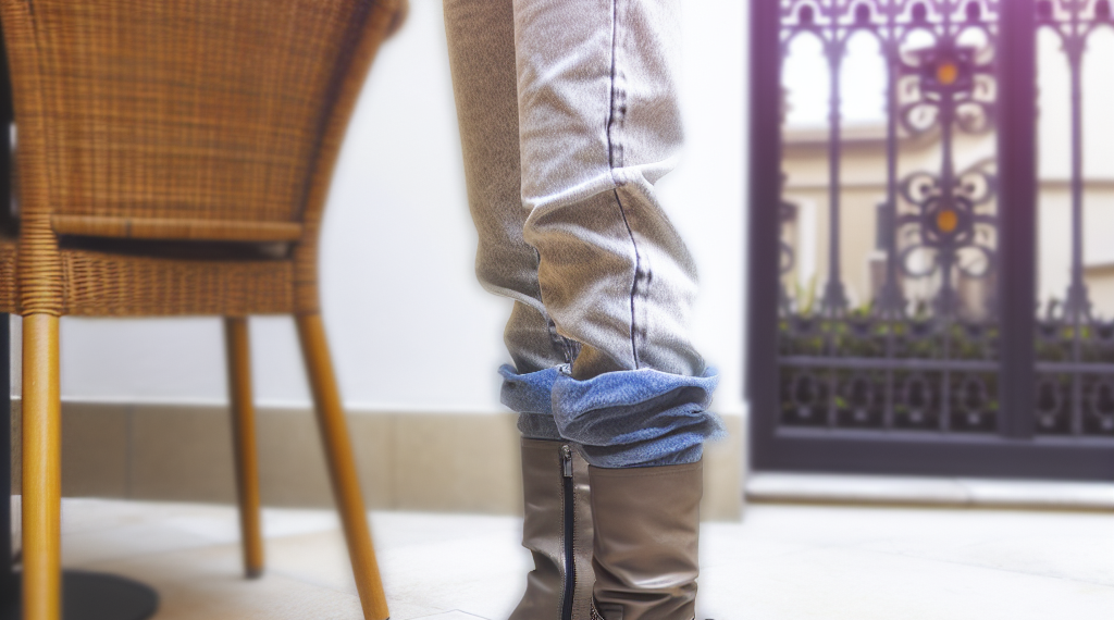 Cómo llevar pantalones y jeans dentro de botas altas como en los años 2000