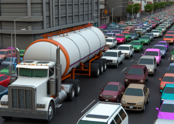 Caos y tráfico hacia CDMX por accidente de pipa