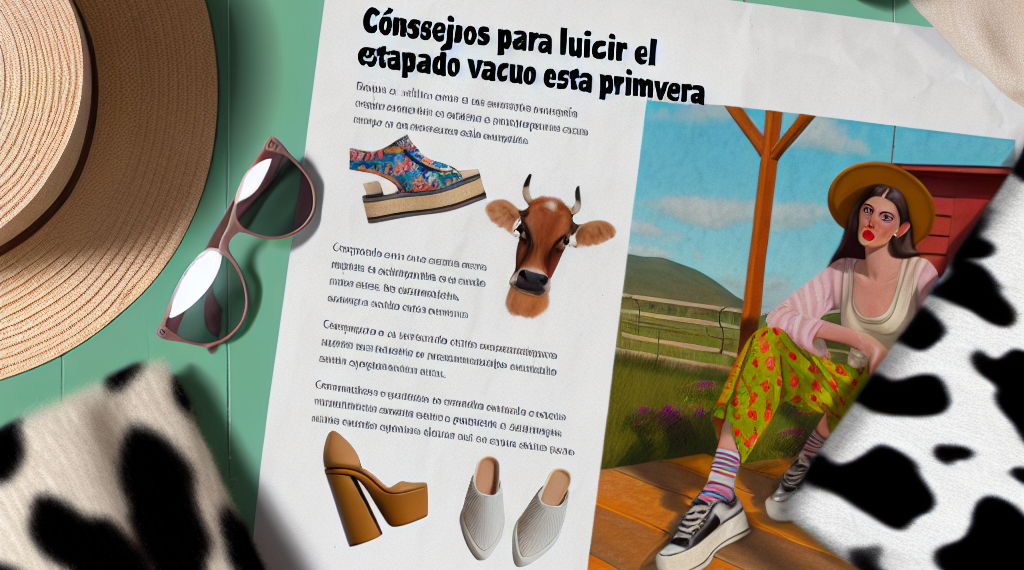 Guía para llevar el estampado de vaca que es tendencia esta primavera
