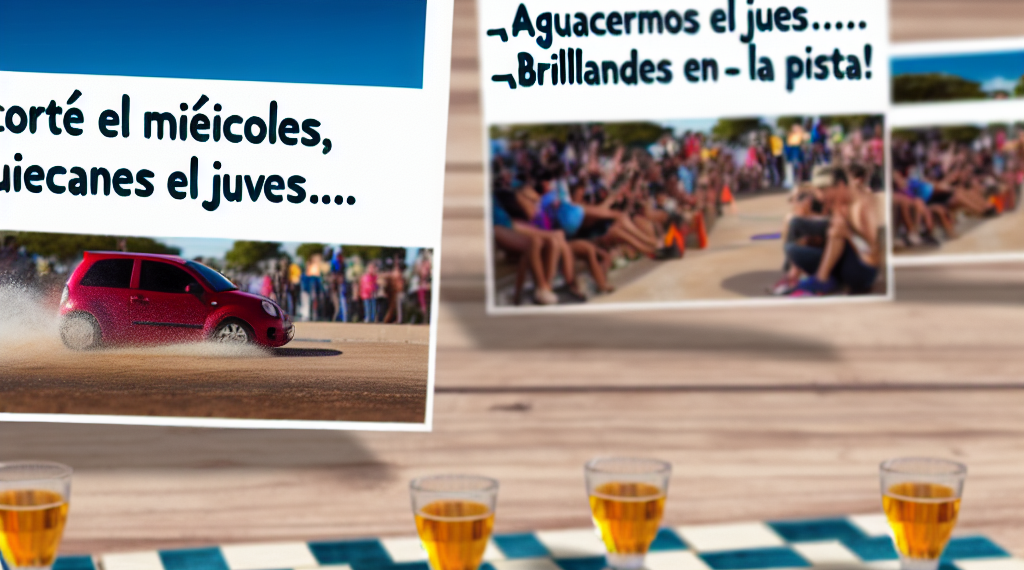 apagón el miércoles, lluvia el jueves y... ¡cristales en la pista! el viernes