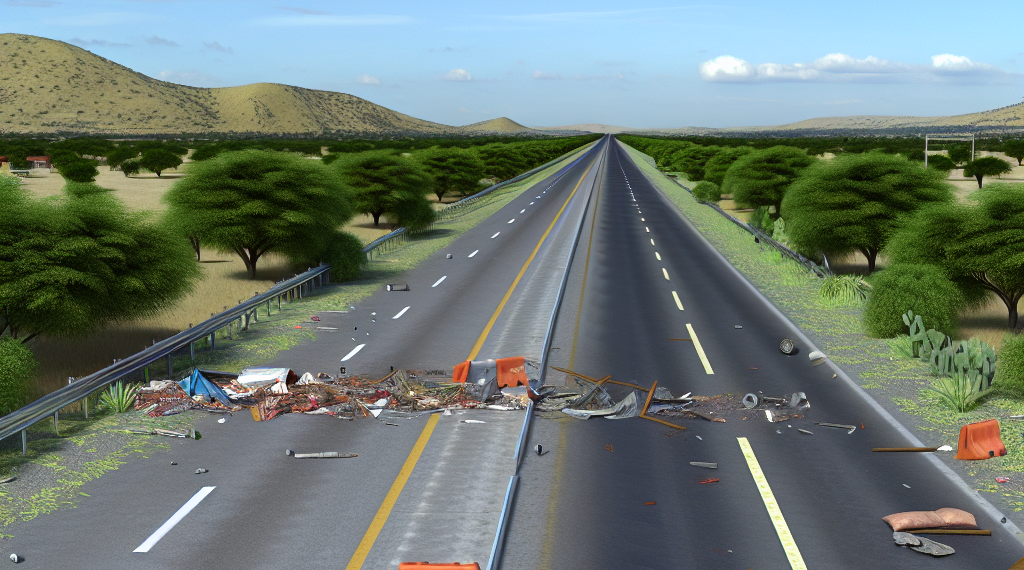 Hay bloqueo en la autopista México-Querétaro por vecinos de la colonia Cuarta Transformación