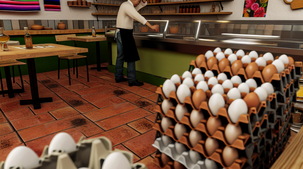 La crisis del huevo en Estados Unidos impacta a la industria restaurantera en México