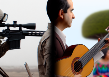 La emotiva historia de cómo un francotirador en la guerra de Rusia vs Ucrania pasó a ser músico en Chiapas