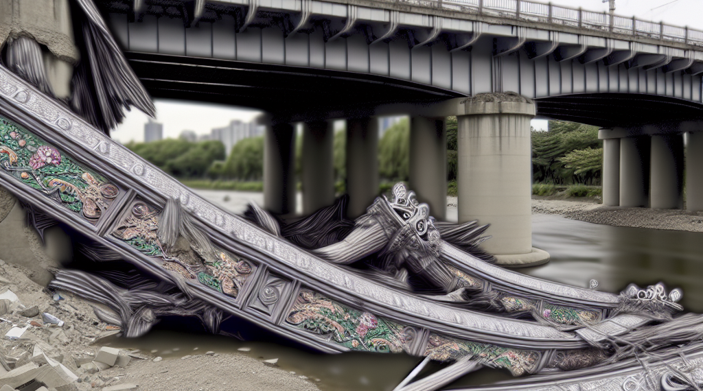 Colapso de un puente en construcción, en Corea del Sur, provoca la muerte de cuatro trabajadores