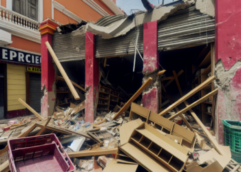 Imagen Vandalizan tienda departamental en centro de Veracruz