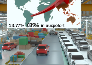 La exportación de autos de México cayó un 13.74 % en enero pese a subida en la producción