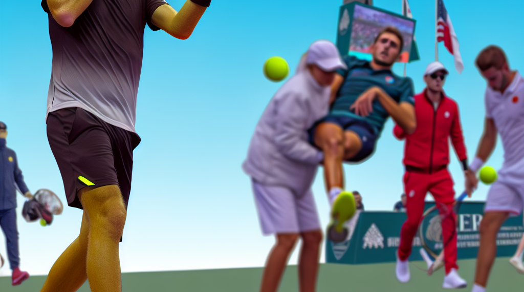 Pillan a Djokovic marchándose de Doha con una fuerte cojera. Foto: Getty