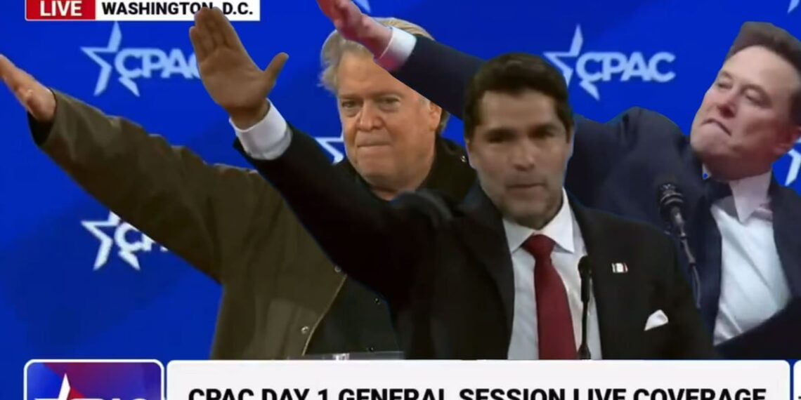 Eduardo Verástegui y Steve Bannon realizan saludo nazi en discursos de la CPAC – El Financiero
