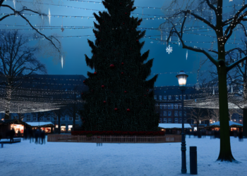El árbol de Navidad más alto de Alemania