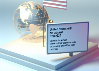 Estados Unidos no asistiría a la reunión del G20 en Sudáfrica