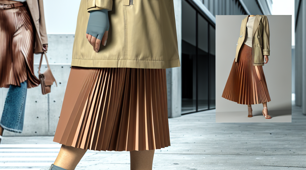 Cómo llevar faldas tableadas con zapatos planos en Primavera-Verano 2025, según tendencias de moda