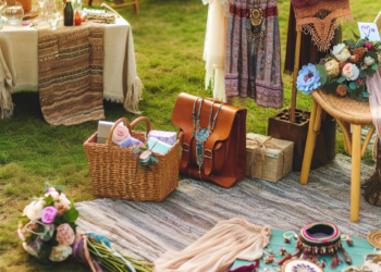 El look boho de Chrysi Vardinogianni en su preboda