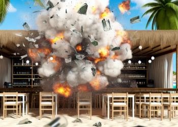 Se registra explosión durante la madrugada en un bar de Playa del Carmen
