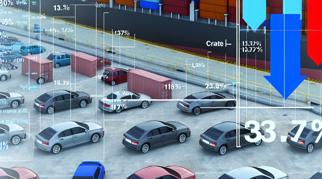 Exportaciones de autos hechos en México bajaron 13.74% en enero pese a alza en la producción