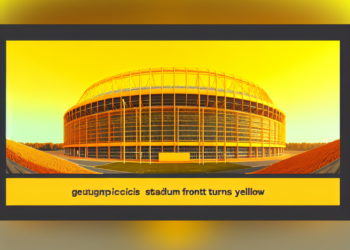 ¡Será totalmente amarillo! Estadio de la Ciudad de los Deportes cambia su fachada