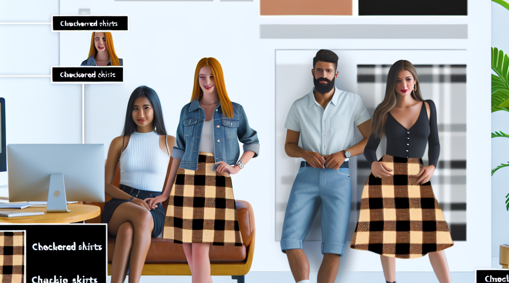 Las faldas cortas de cuadros son la tendencia favorita de las influencers para vestir bien