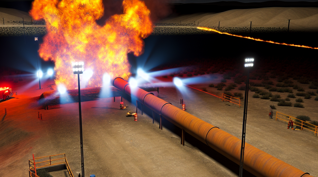 Incendio en ducto de Pemex en Corregidora, Querétaro moviliza a cuerpos de emergencia