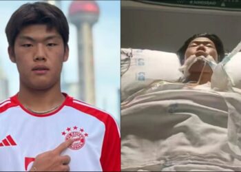 Guo Jiaxuan entrenó con las fuerzas básicas del Bayern Múnich antes de sufrir la muerte cerebral / Foto: Especiales