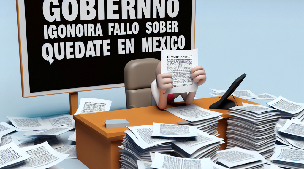 El gobierno incumple fallo que le ordena precisar las reglas del programa Quédate en México
