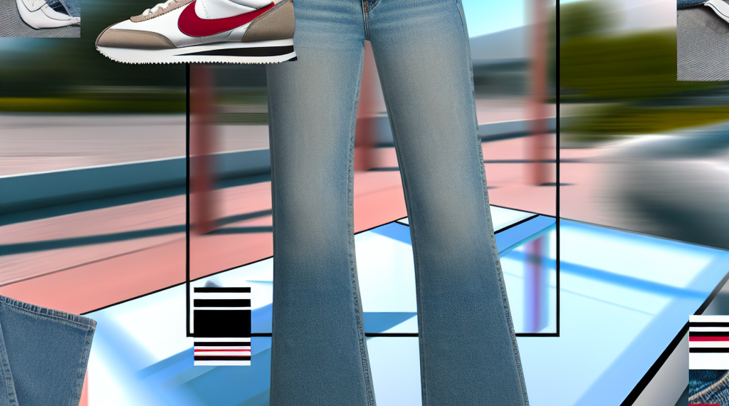 Cómo llevar los tenis Nike Cortez de los 70 con jeans acampanados en Primavera-Verano 2025