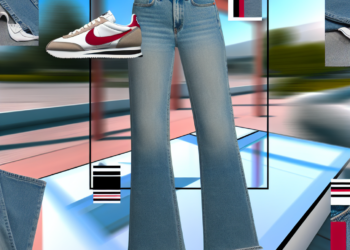 Cómo llevar los tenis Nike Cortez de los 70 con jeans acampanados en Primavera-Verano 2025