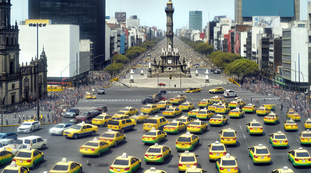 Estragos en la CDMX por el paro nacional de taxistas