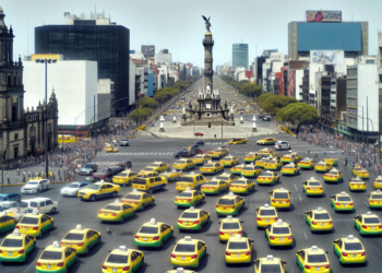 Estragos en la CDMX por el paro nacional de taxistas