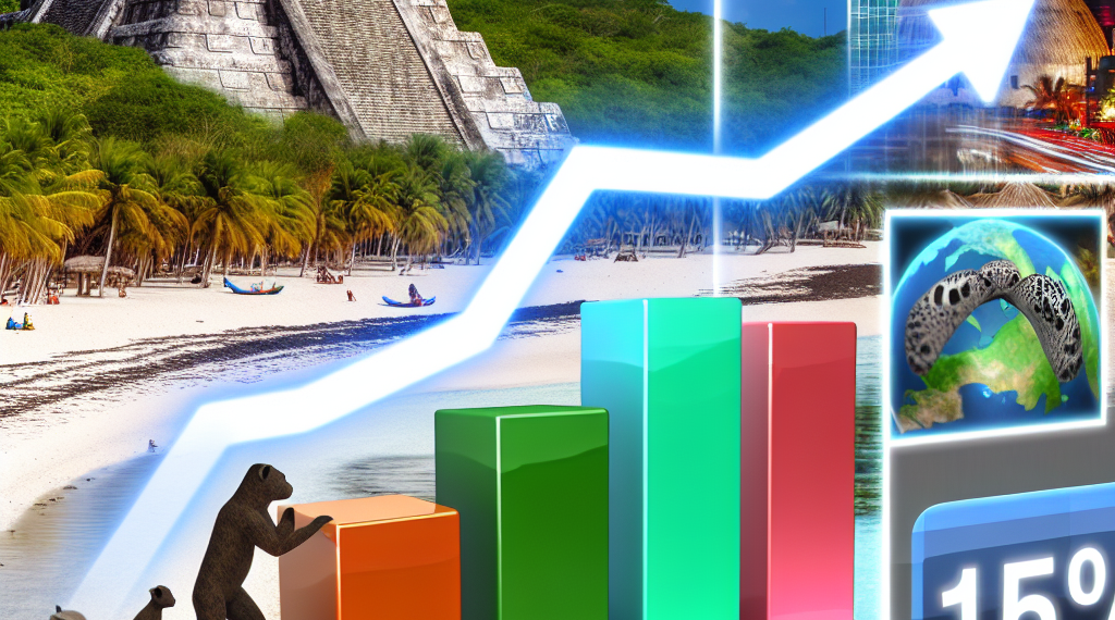 El número de turistas que visitó México aumentó 15.5% en 2024