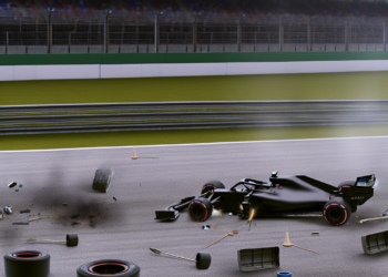 Insólito apagón durante el test de F1