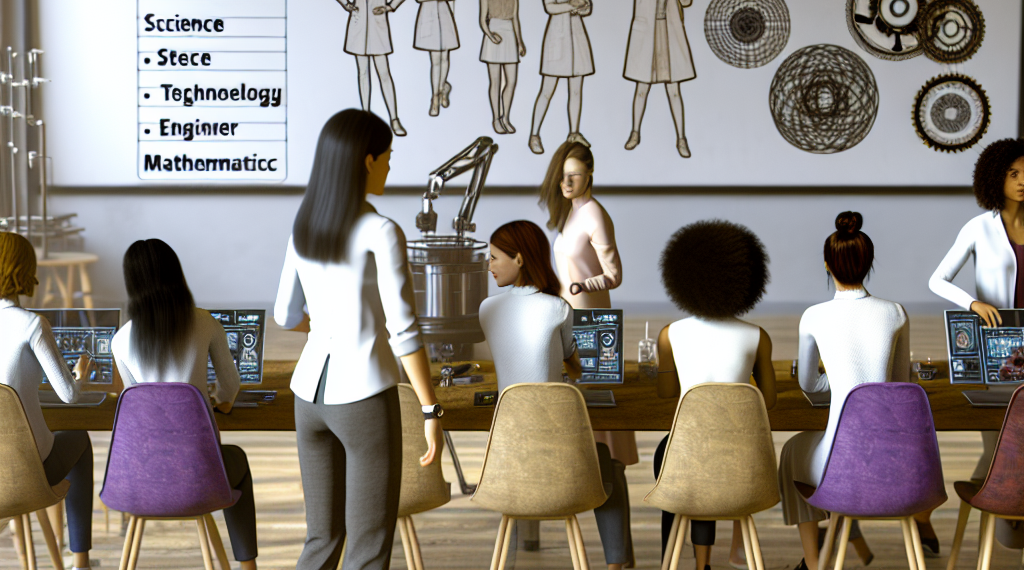 El Impacto del liderazgo femenino en sectores STEM