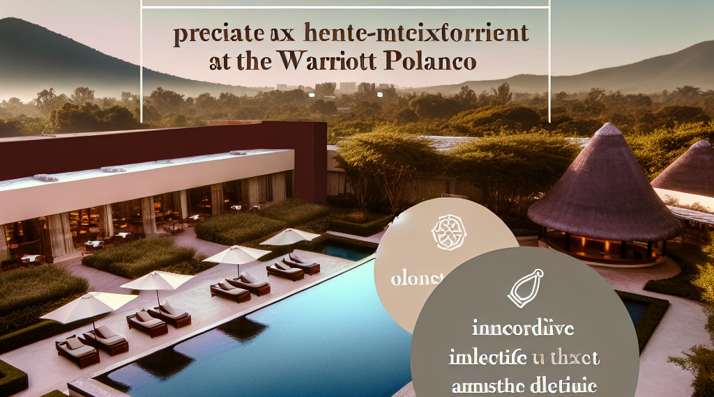 JW Marriott Polanco apuesta por las experiencias, dentro y fuera del hotel
