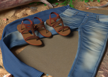 Los jeans boho de los 70 regresan con sandalias de moda en Primavera-Verano 2025