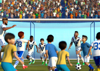 Video: así PELEAN EL BALÓN los jugadores del Club América contra niños en fiesta del Búfalo Aguirre