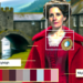 El look con mensaje de Kate Middleton en Gales: abrigo rojo de Alexander McQueen y un broche muy especial