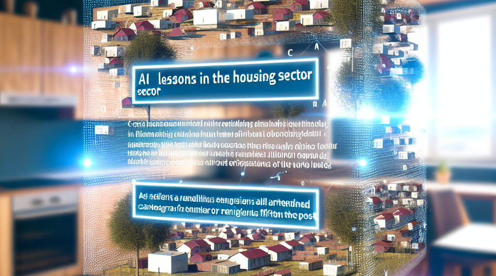 las lecciones de la IA y la vivienda