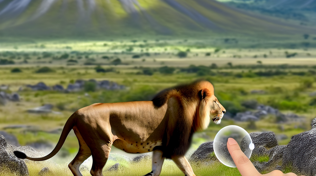 León deambula libremente por calles de Ocoyoacac; cuidador lo regresa a su domicilio (Video)