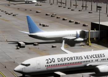 Aterrizan en Venezuela casi 250 migrantes procedentes de México tras deportación desde EU (Video)