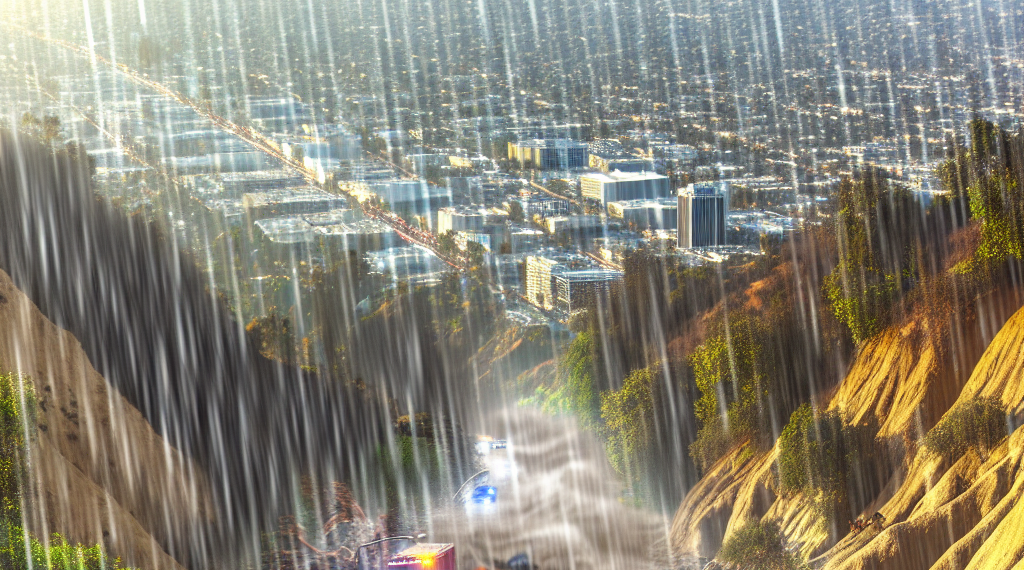 Fuertes lluvias en Los Ángeles causan deslaves en zonas devastadas por los incendios