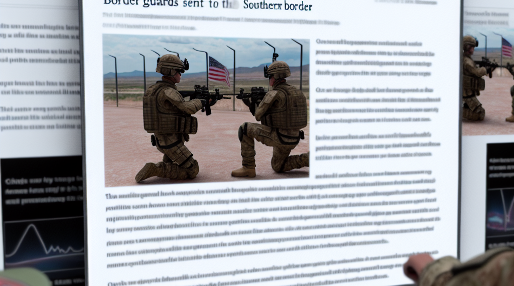Mandan a guardias del sur del país a frontera con EU