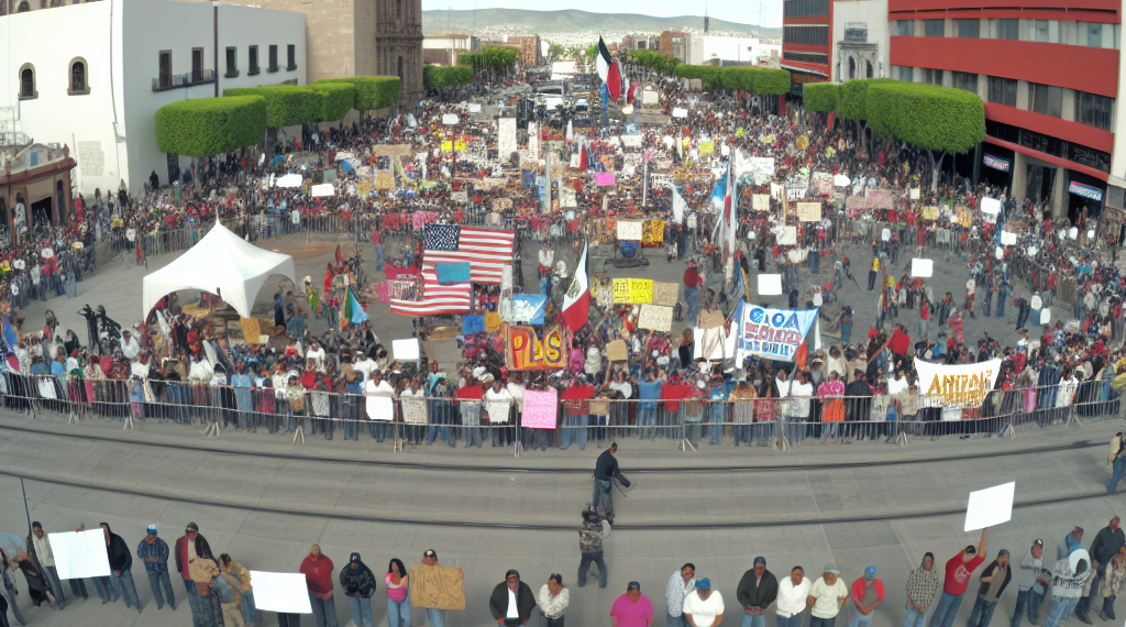 Protestas en México contra un proyecto de gas estadounidense