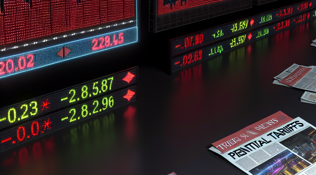 Wall Street cae por preocupaciones de empresas y consumidores sobre aranceles y Washington