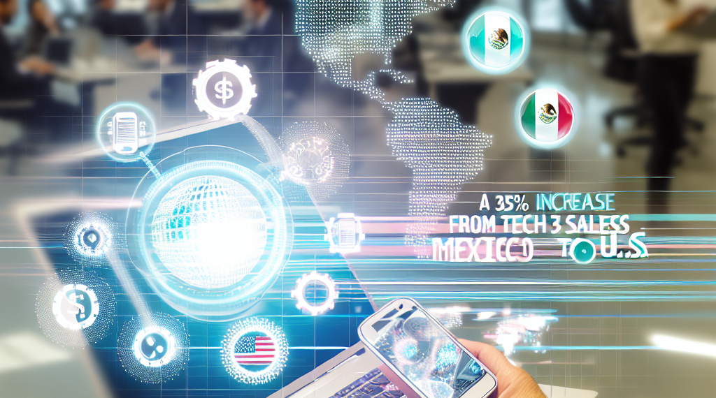México eleva 35% ventas de bienes tecnológicos a EU