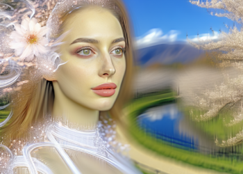 Michelle Salas lleva el vestido blanco más elegante con zapatos transparentes para primavera