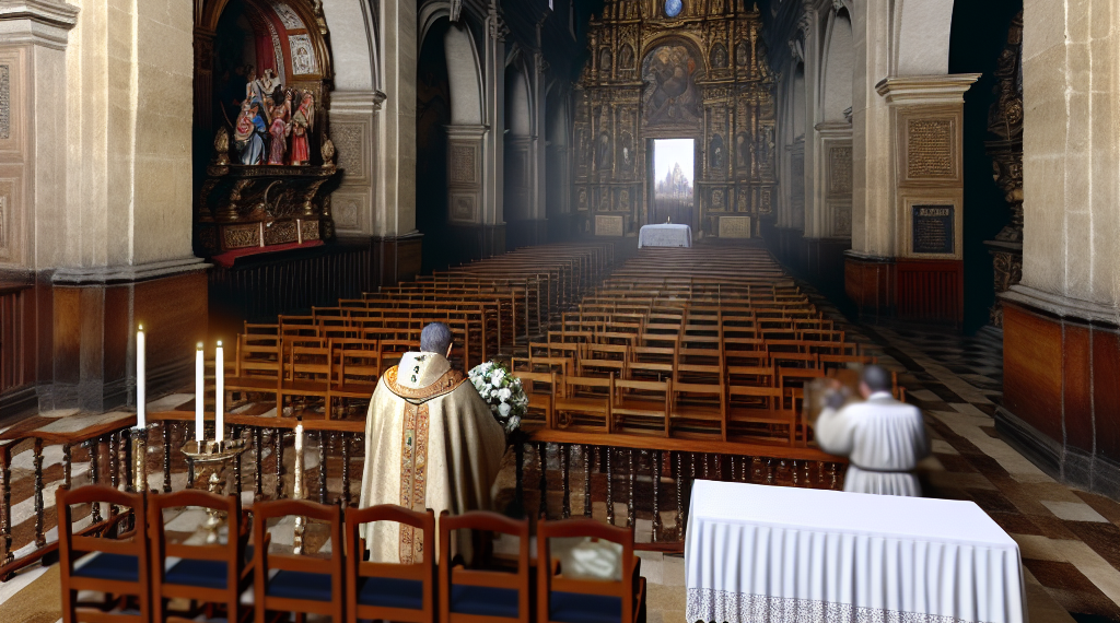 Misa por el Papa Francisco en la basílica de San Juan de Letrán de Roma