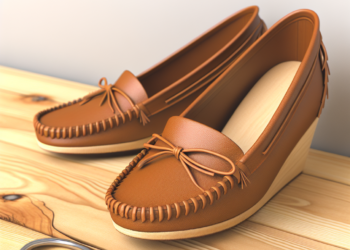 Mocasines de tacón cómodo tendencia en primavera para mujeres de 50