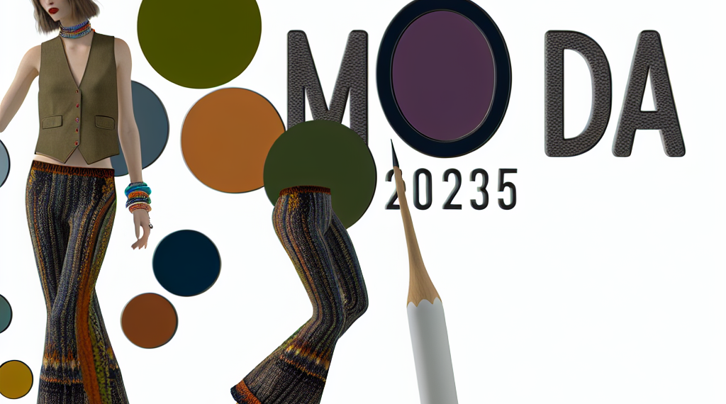 Cómo llevar pantalones acampanados de los 70 que vuelven con chalecos a la oficina en Primavera-Verano 2025, según tendencias