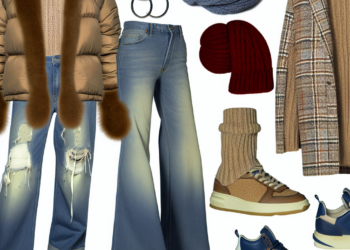 Cómo llevar jeans ultra acampanados con tenis según el desfile Otoño-Invierno 2025 de Coach