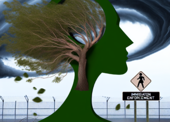 Mujer estadounidense se enfrenta al ICE para defender a migrantes durante redadas; “No abran la puerta”. Foto: Captura redes sociales